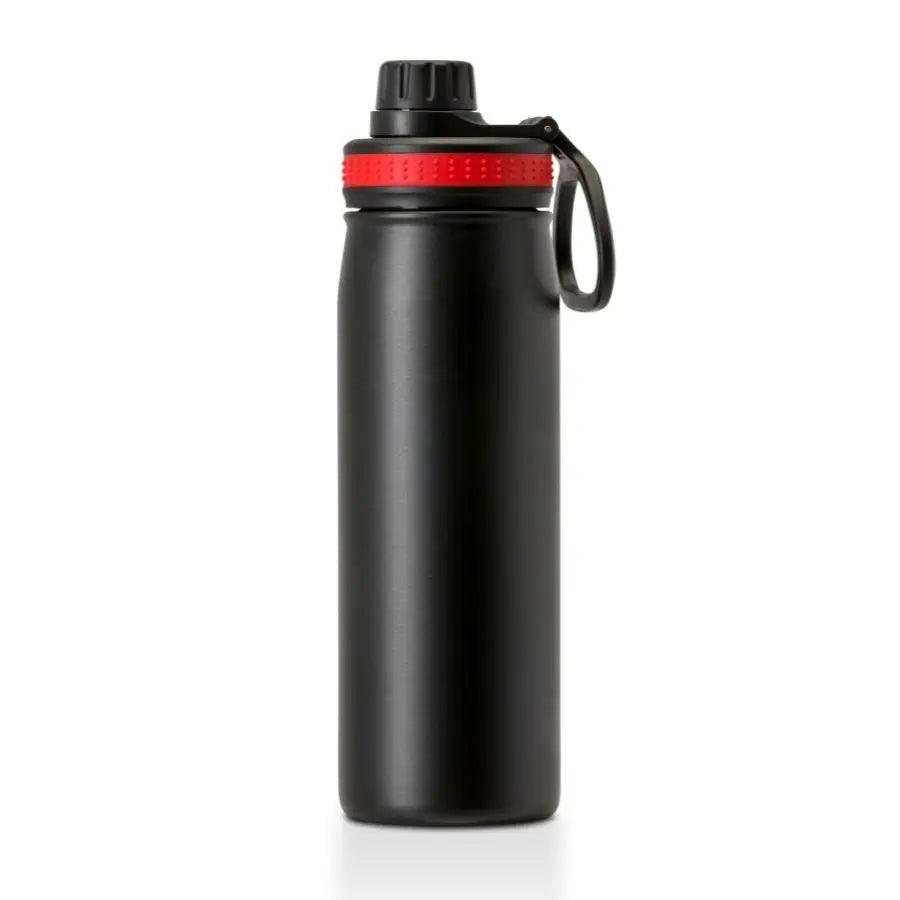 Black Sports Bottle Stainless Steel - osbshop.pk