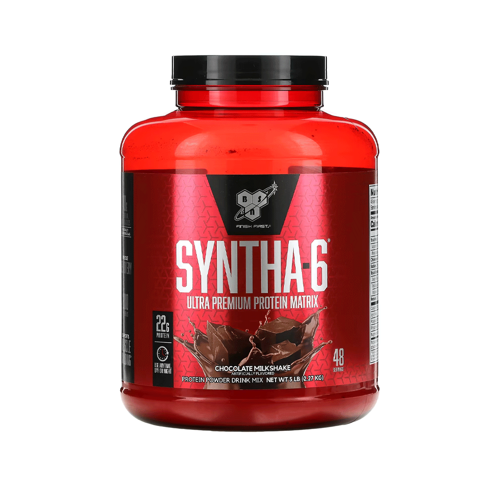 Bsn Syntha-6 Protein Powder Chocolate Milkshake 5lb 2.27kg - osbshop.pk
