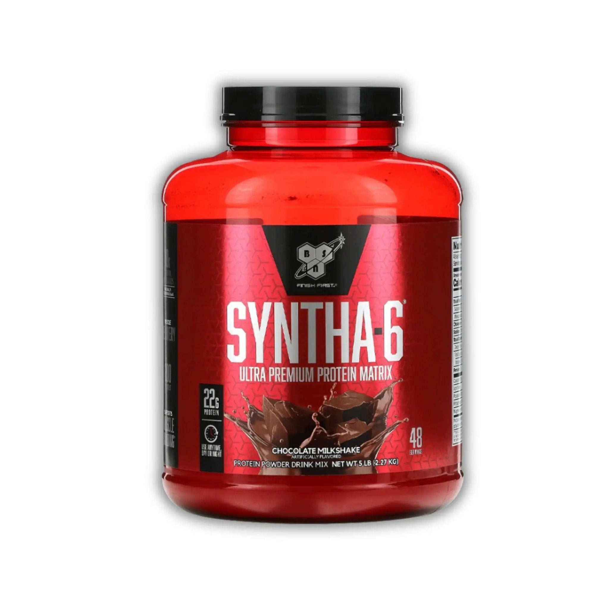 Bsn Syntha-6 Protein Powder Chocolate Milkshake 5lb 2.27kg - osbshop.pk