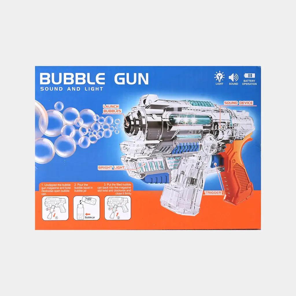 Bubble Gun With Light & Music - osbshop.pk