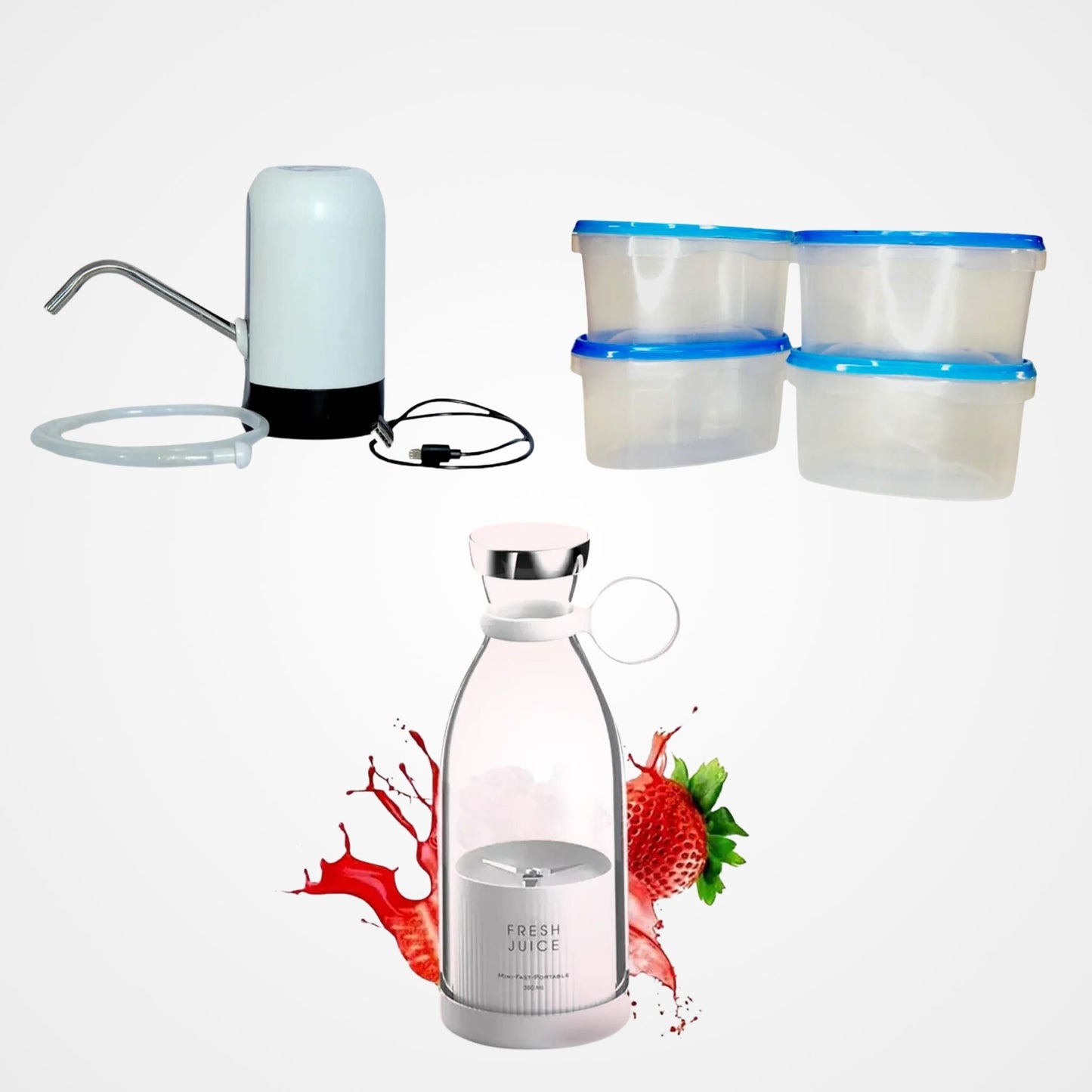 Deal 09 Dispenser + Spice Container + Juicer osbshop.pk