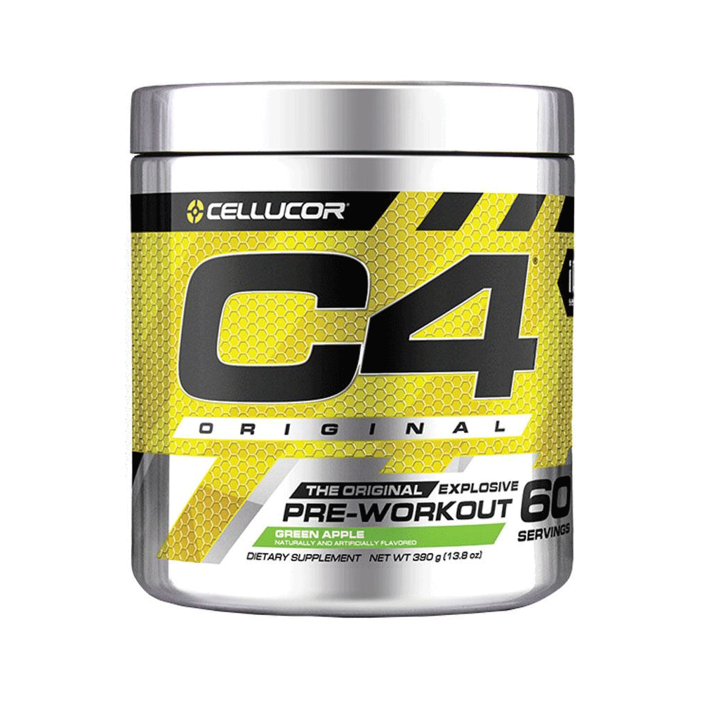 C4 Original Pre-Workout Green Apple 390g 60 Servings - osbshop.pk