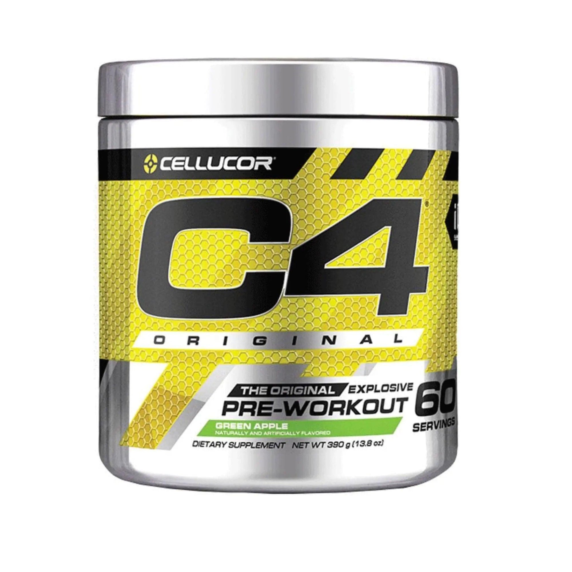 C4 Original Pre-Workout Green Apple 390g 60 Servings - osbshop.pk