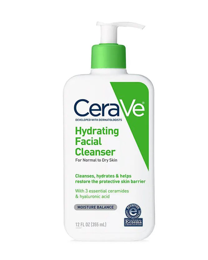 Cerave Hydrating Facial Cleanser For Normal To Dry Skin 355Ml osbshop.pk