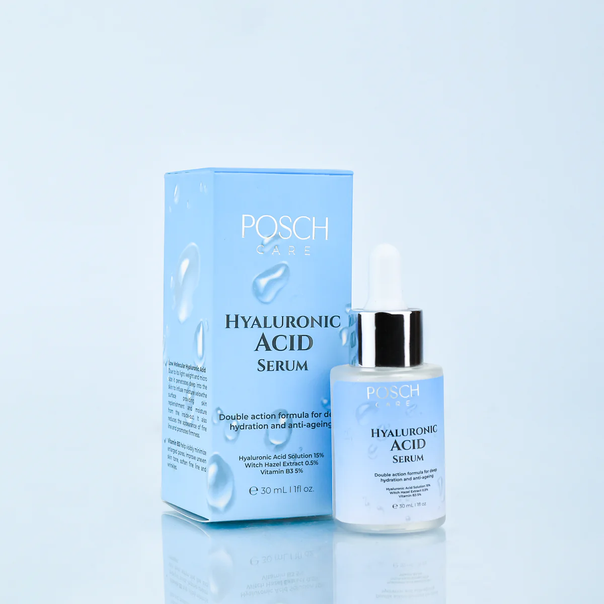 Posch Care Hyaluronic Acid Serum, 30ml osbshop.pk