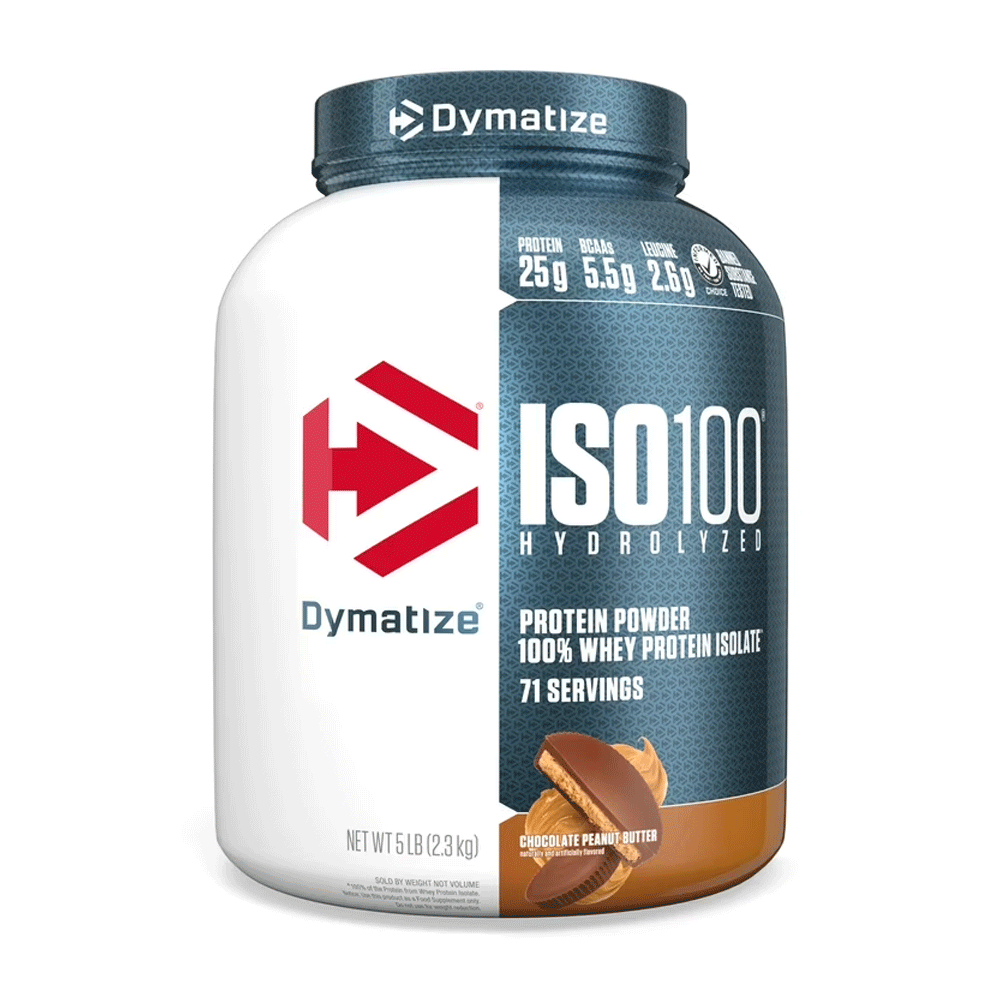 Dymatize Iso 100 Chocolate Peanut Butter 2.3kg 5Lb - osbshop.pk