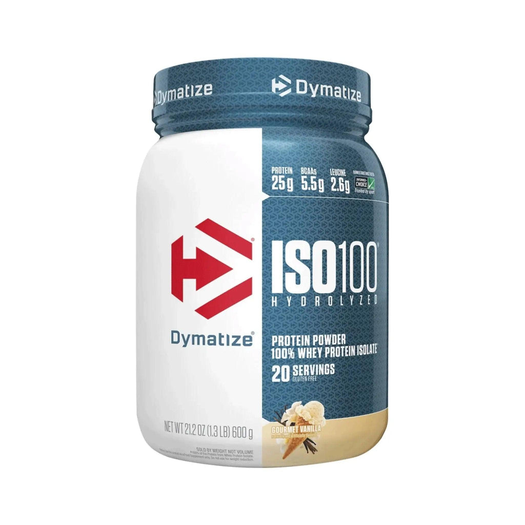 Dymatize Iso 100 Gourmet Vanilla Protein Powder 610g 1.34lb - osbshop.pk