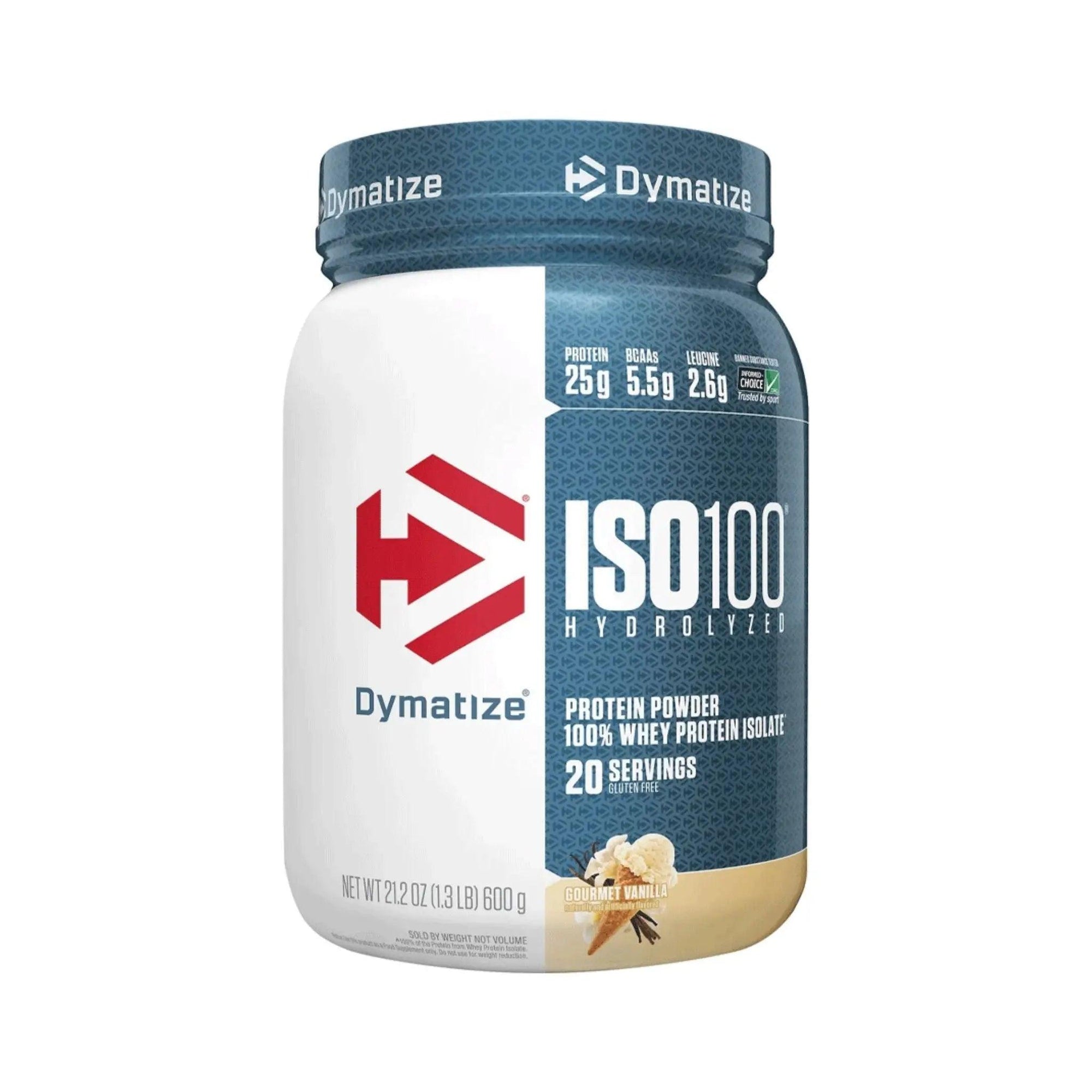 Dymatize Iso 100 Gourmet Vanilla Protein Powder 610g 1.34lb - osbshop.pk