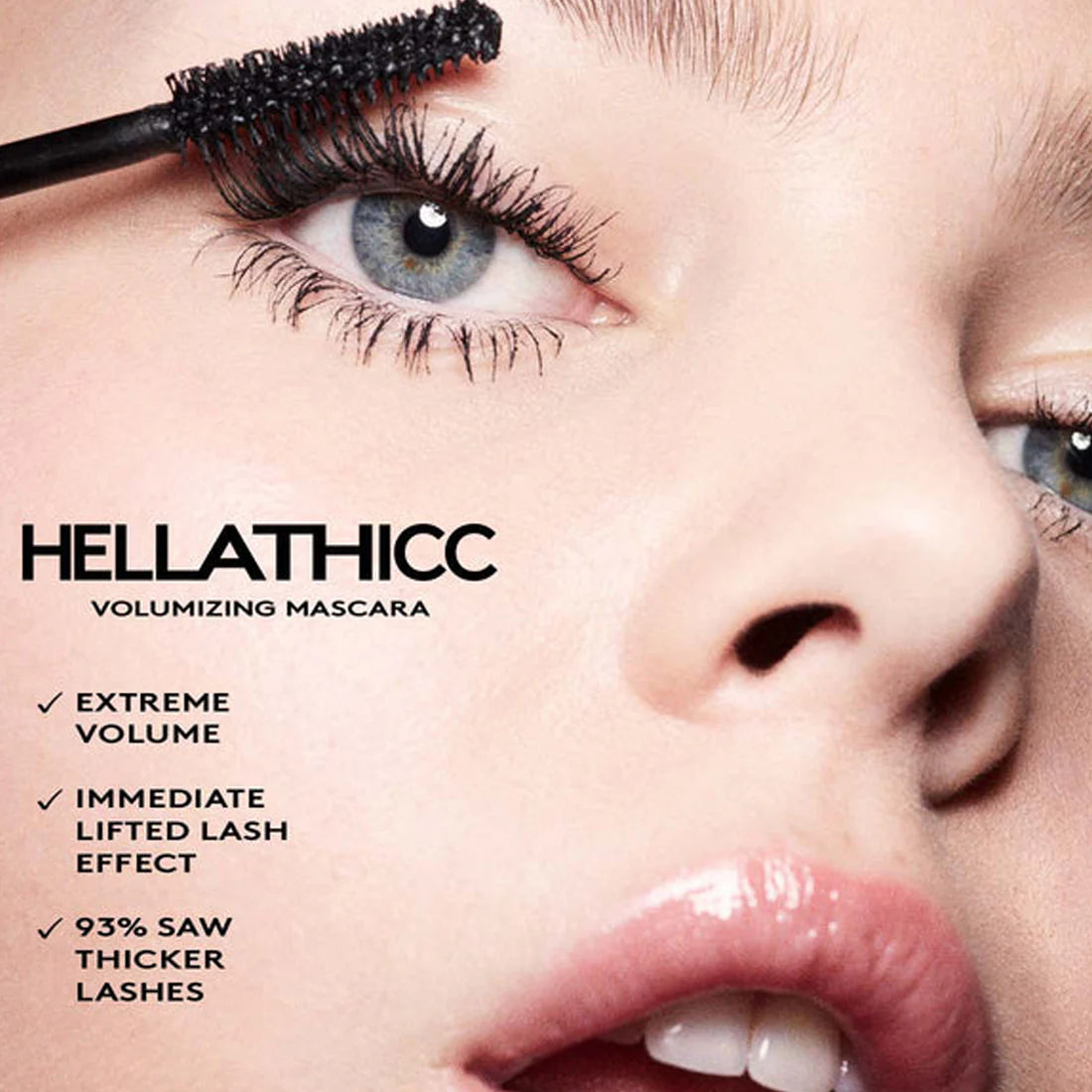 Fenty Beauty Hella Thicc Volumizing Mascara Cuz I’m Black Mini 6.5ml osbshop.pk