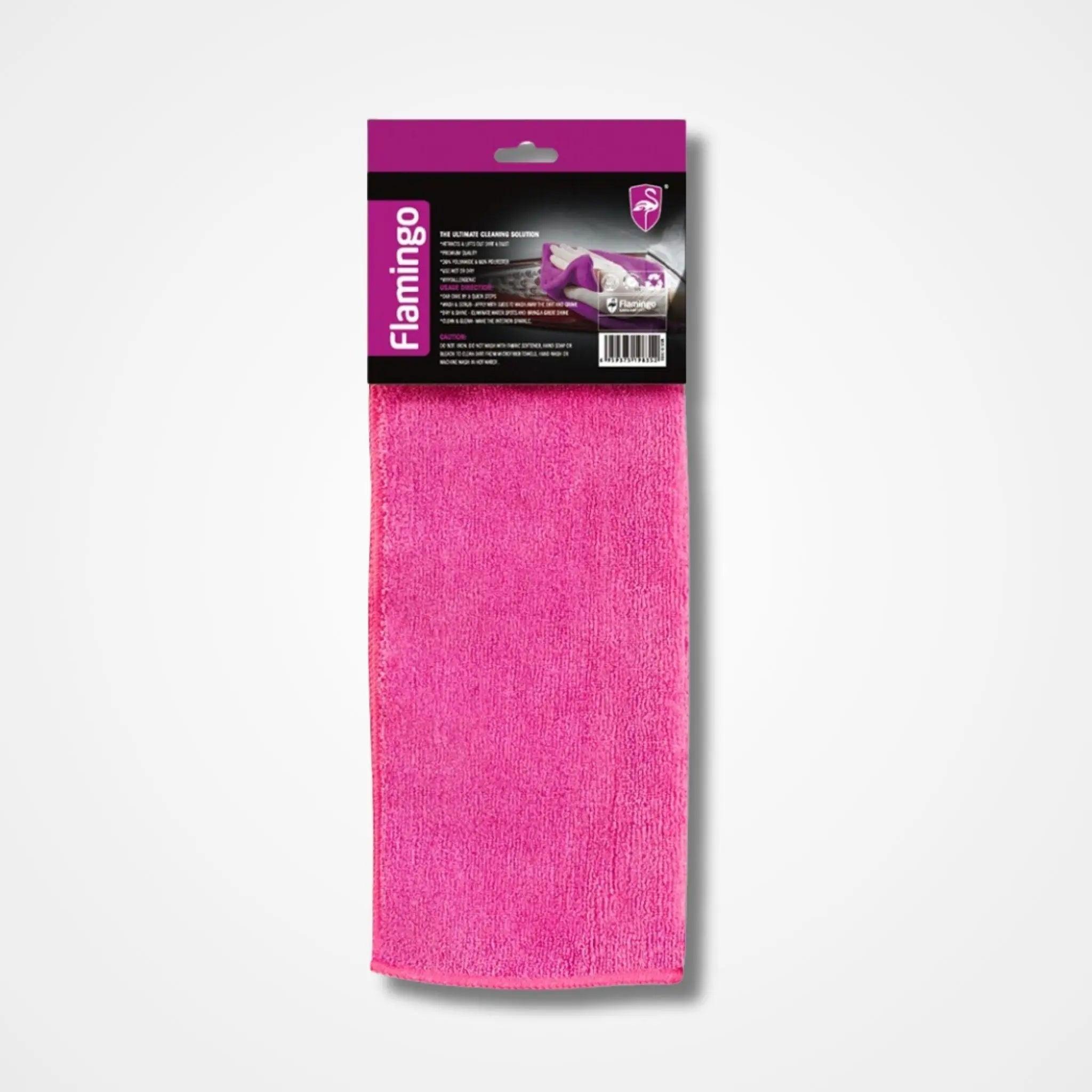 Flamingo Microfiber Towels Pack 3 pcs - osbshop.pk