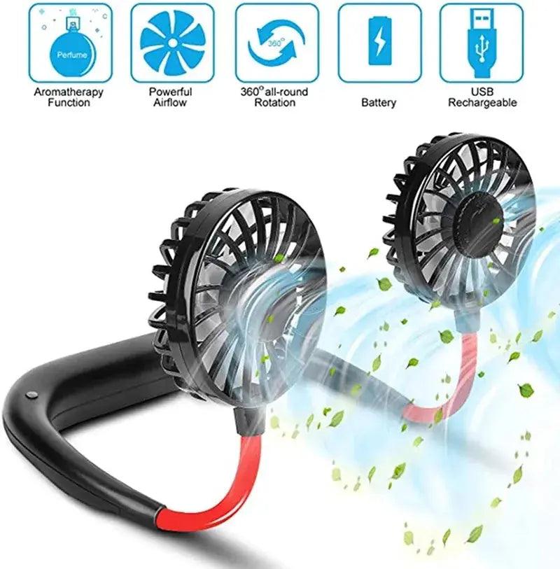 Foldable Neck Fan - osbshop.pk
