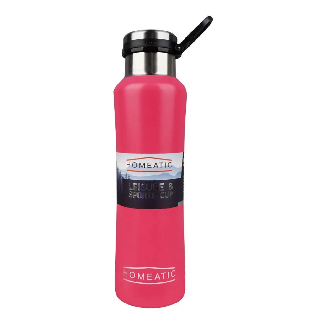 Homeatic Steel Water Bottle, 550m - osbshop.pk