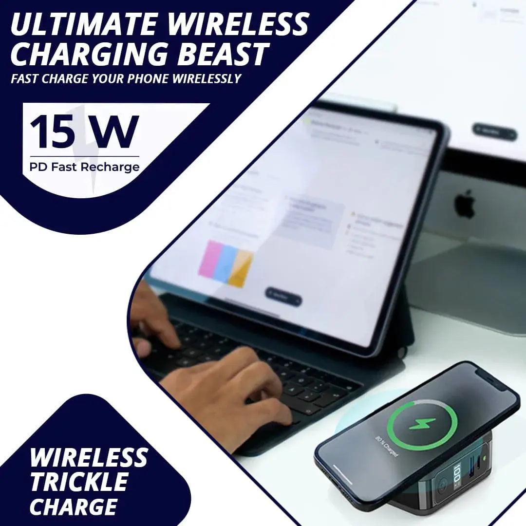 Hube 3-In-1 Wirless 10,000 MAh Power - osbshop.pk