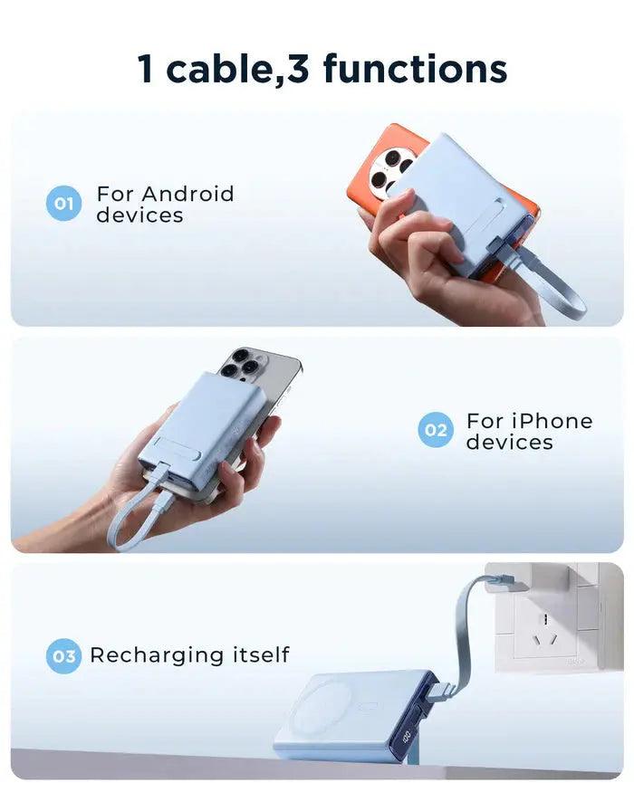 Joyroom 20W Magnetic Wireless Power Bank 10,000Mah - osbshop.pk