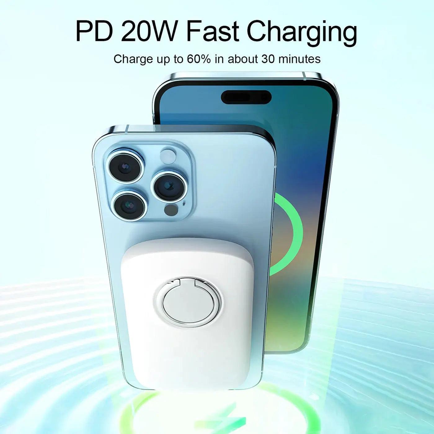 Joyroom 20W Mini Magnetic Wireless Power Bank - osbshop.pk