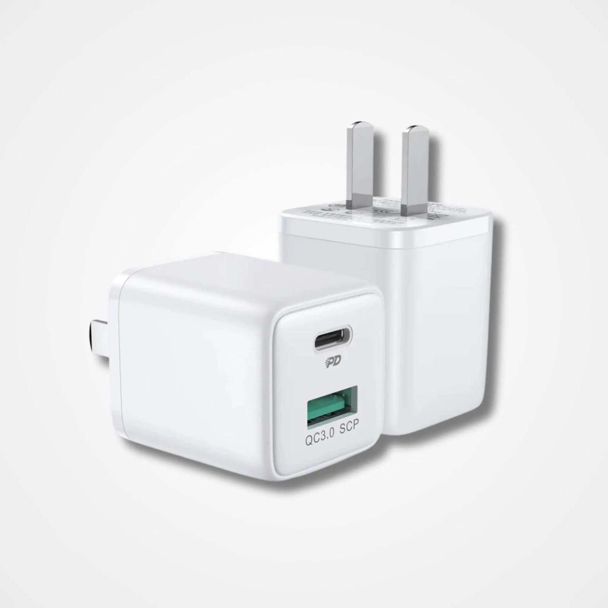 Joyroom L-QP303 30W Mini intelligent dual port fast charger - osbshop.pk