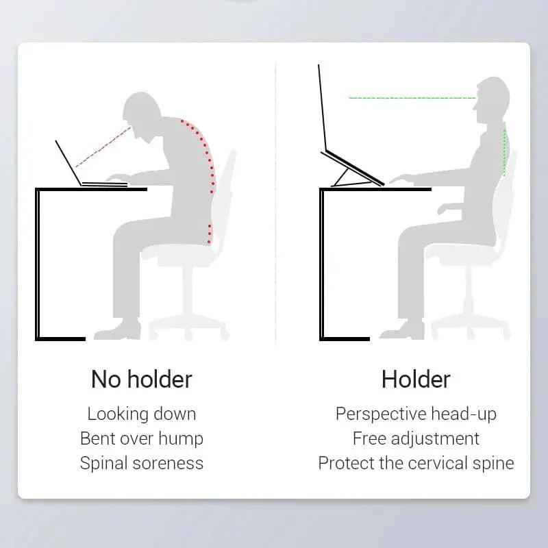 Laptop Stand for Comfortable and Ergonomic Workstation - osbshop.pk