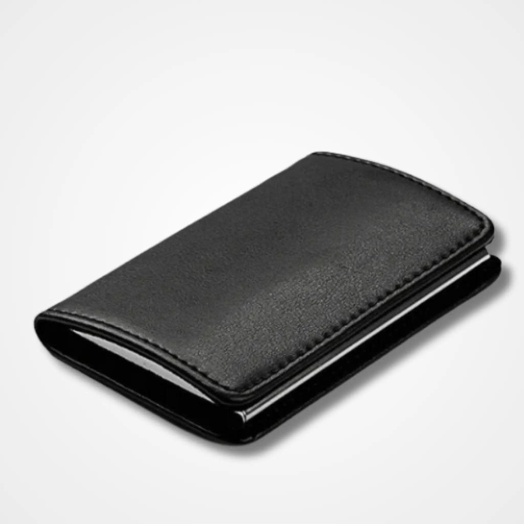 Leather Card Holder Steel Inside - osbshop.pk