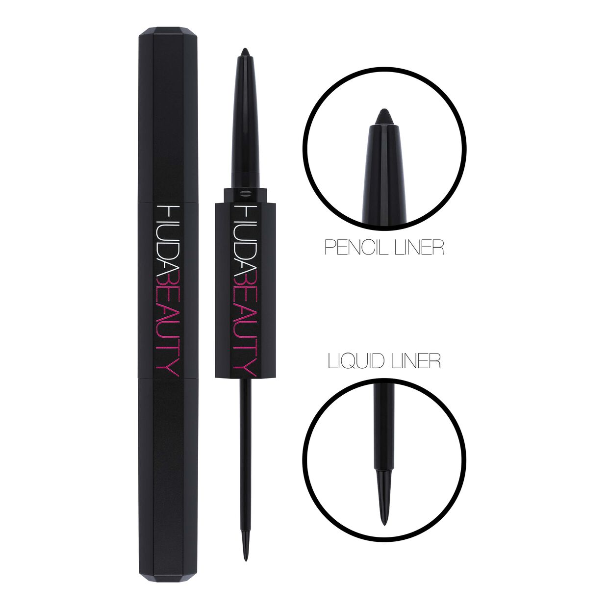 Huda Beauty Life Liner Double Ended Eyeliner Liquid & Pencil osbshop.pk