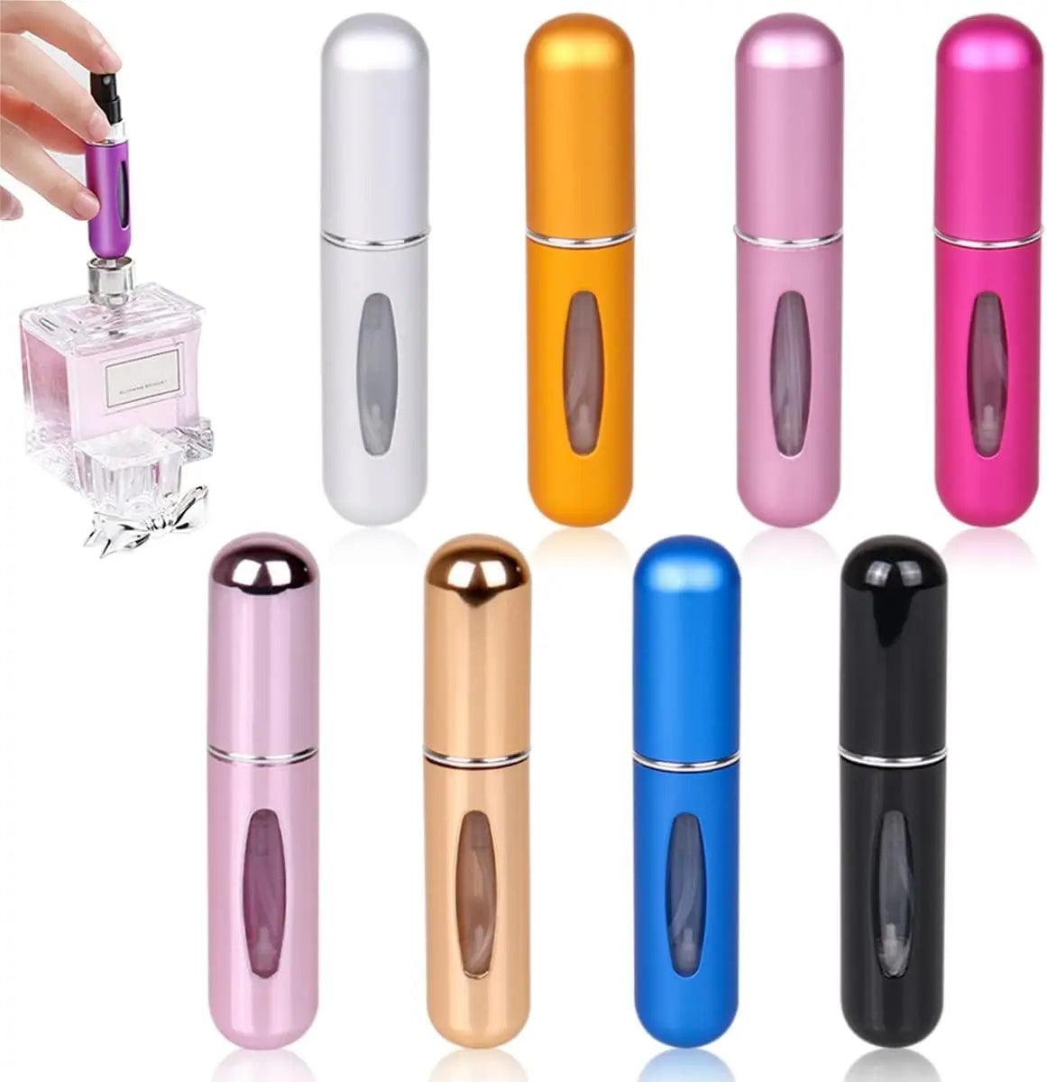 Mini Refillable Perfume Spray Bottle, Pocket Size For Travel - osbshop.pk