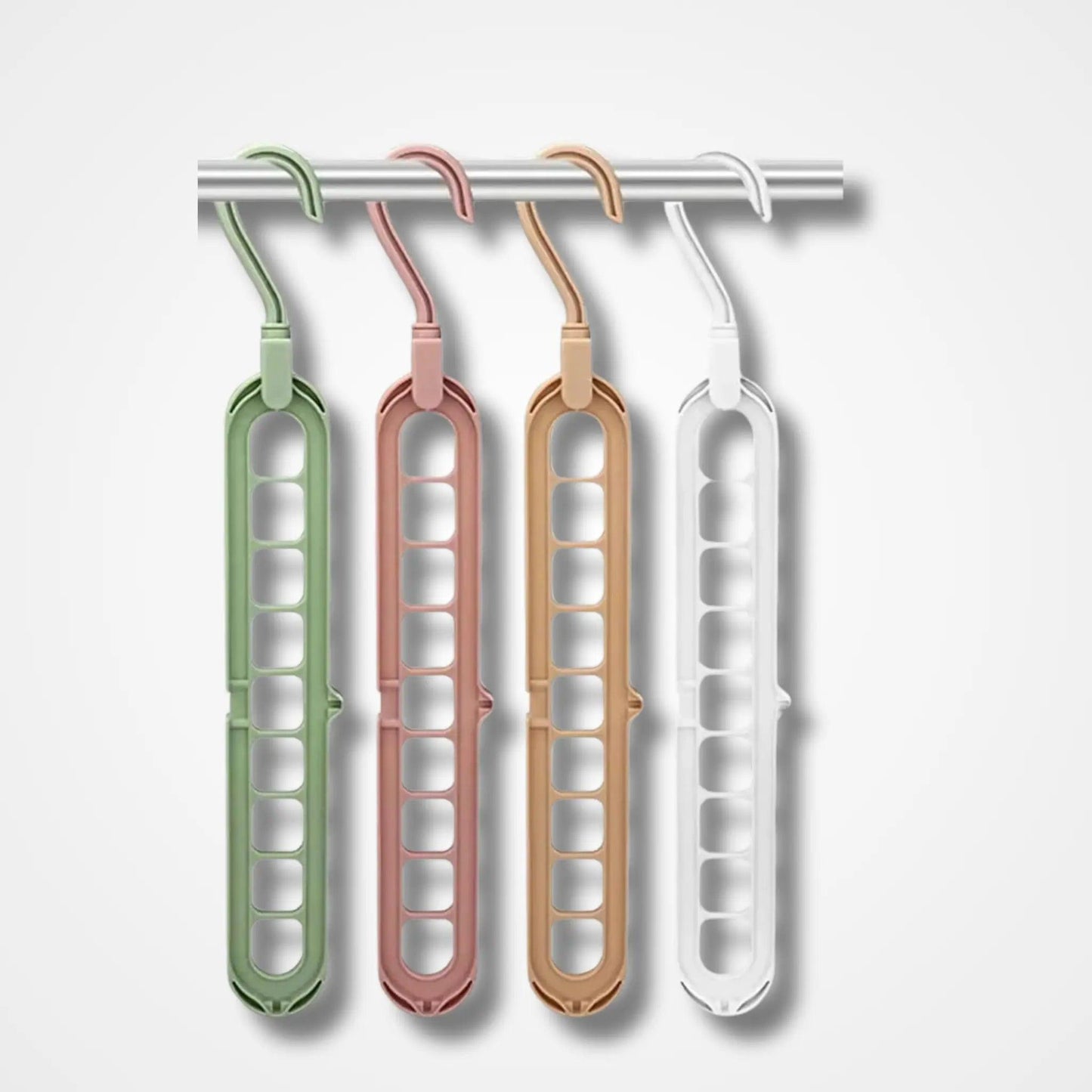 Multi Hanger Anti-Skid Plastic 360 Degree Swivel Hook