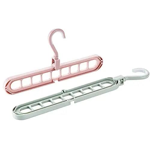 Multi Hanger Anti-Skid Plastic 360 Degree Swivel Hook - osbshop.pk