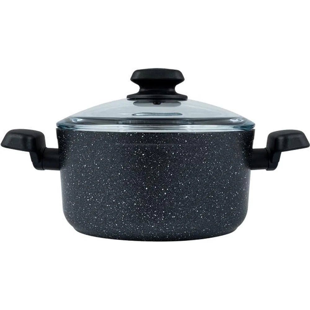 KORKMAZ Casserole 24 x 12.5 cm (5 Liters) “Ornella Aluminum” osbshop.pk