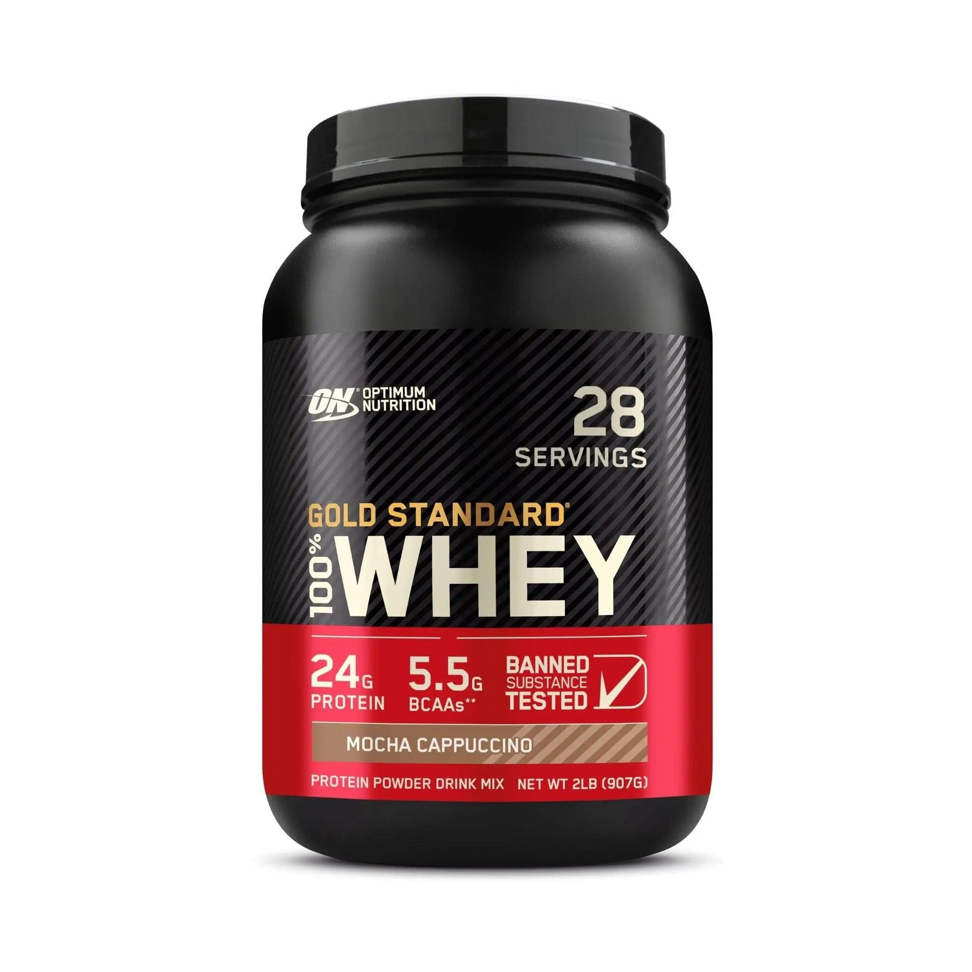On Gold Standard Whey Protein Mocha Cappuccino 907g 2lb - osbshop.pk