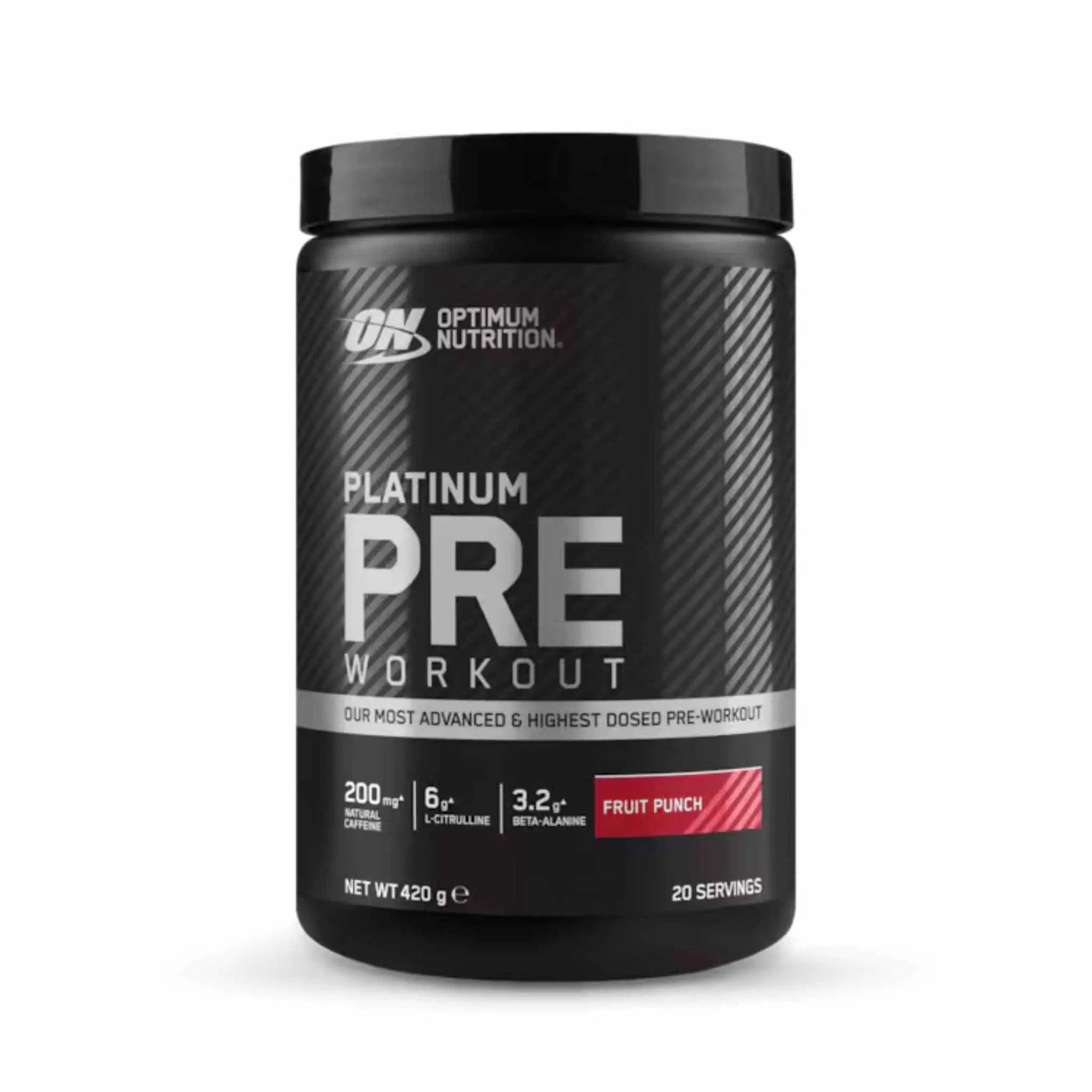 Optimum Nutrition Pre-Workout Advanced Fruit Punch 20 Servings - osbshop.pk