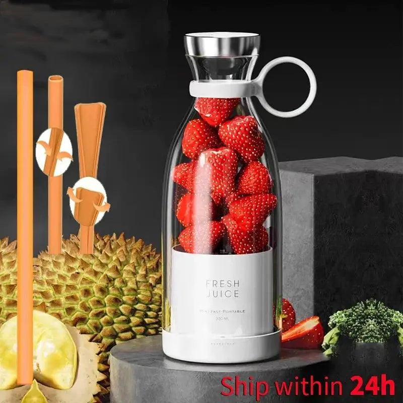Portable And USB Rechargeable Mini Juicer - osbshop.pk