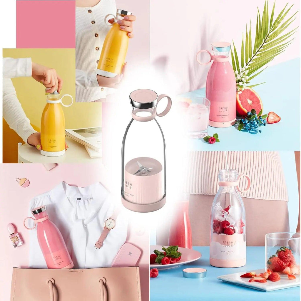 Portable And USB Rechargeable Mini Juicer - osbshop.pk