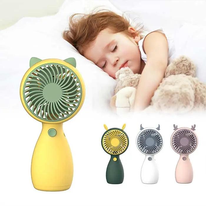 Portable Mini Fan | Compact, Rechargeable Cooling Solution - osbshop.pk