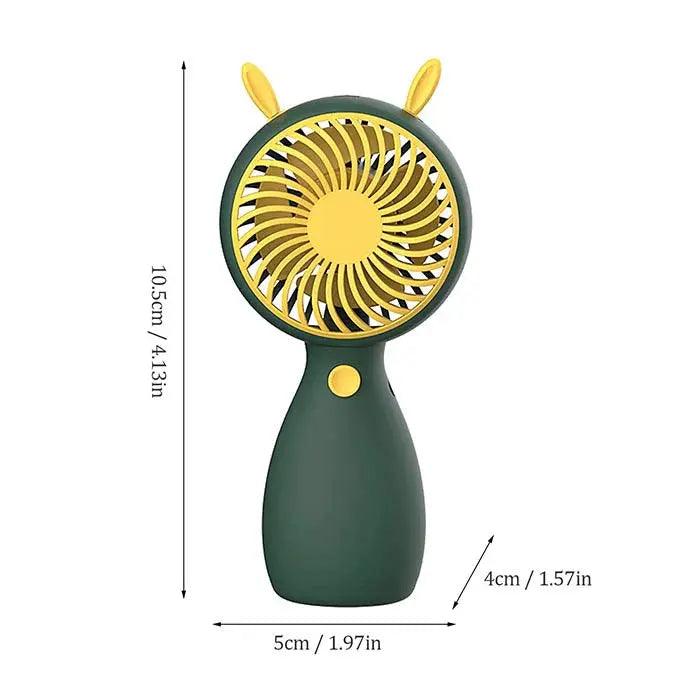 Portable Mini Fan | Compact, Rechargeable Cooling Solution - osbshop.pk