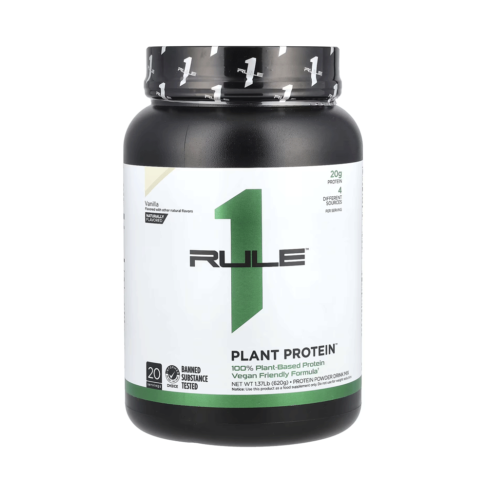 RULE 1 Plant Protein Vanilla 20 Serving 1.37LB 620G - osbshop.pk