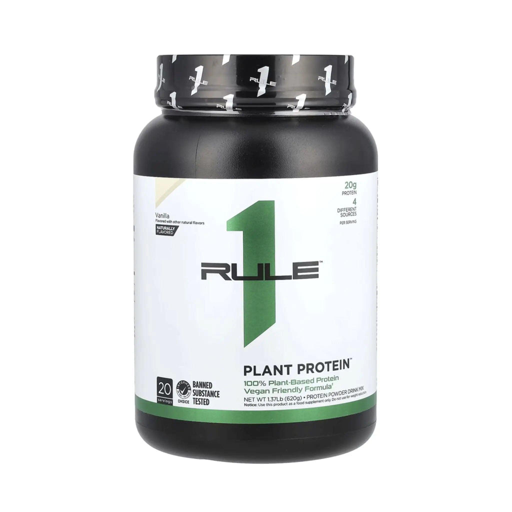 RULE 1 Plant Protein Vanilla 20 Serving 1.37LB 620G - osbshop.pk