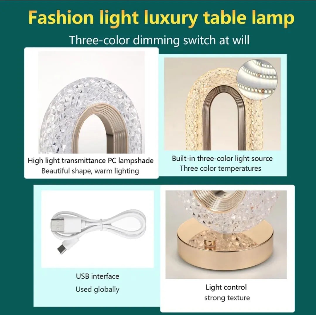 LED Crystal Lamp Rechargeable osbshop.pk
