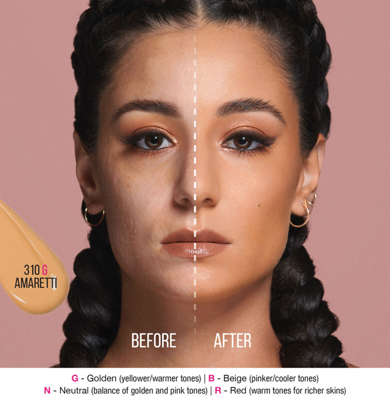 Huda Beauty Fauxfilter Foundation, Amaretti