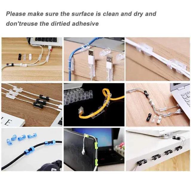 Self Adhesive cable strips 10Pc - osbshop.pk