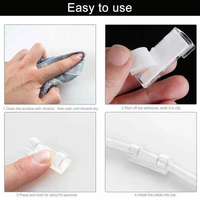 Self Adhesive cable strips 10Pc - osbshop.pk