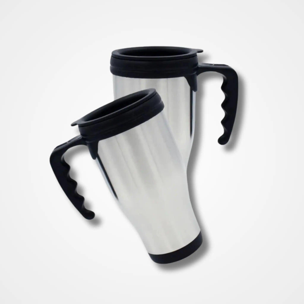 Silver Stainless Steel Tumbler Mug - osbshop.pk