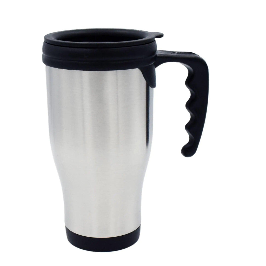 Silver Stainless Steel Tumbler Mug - osbshop.pk