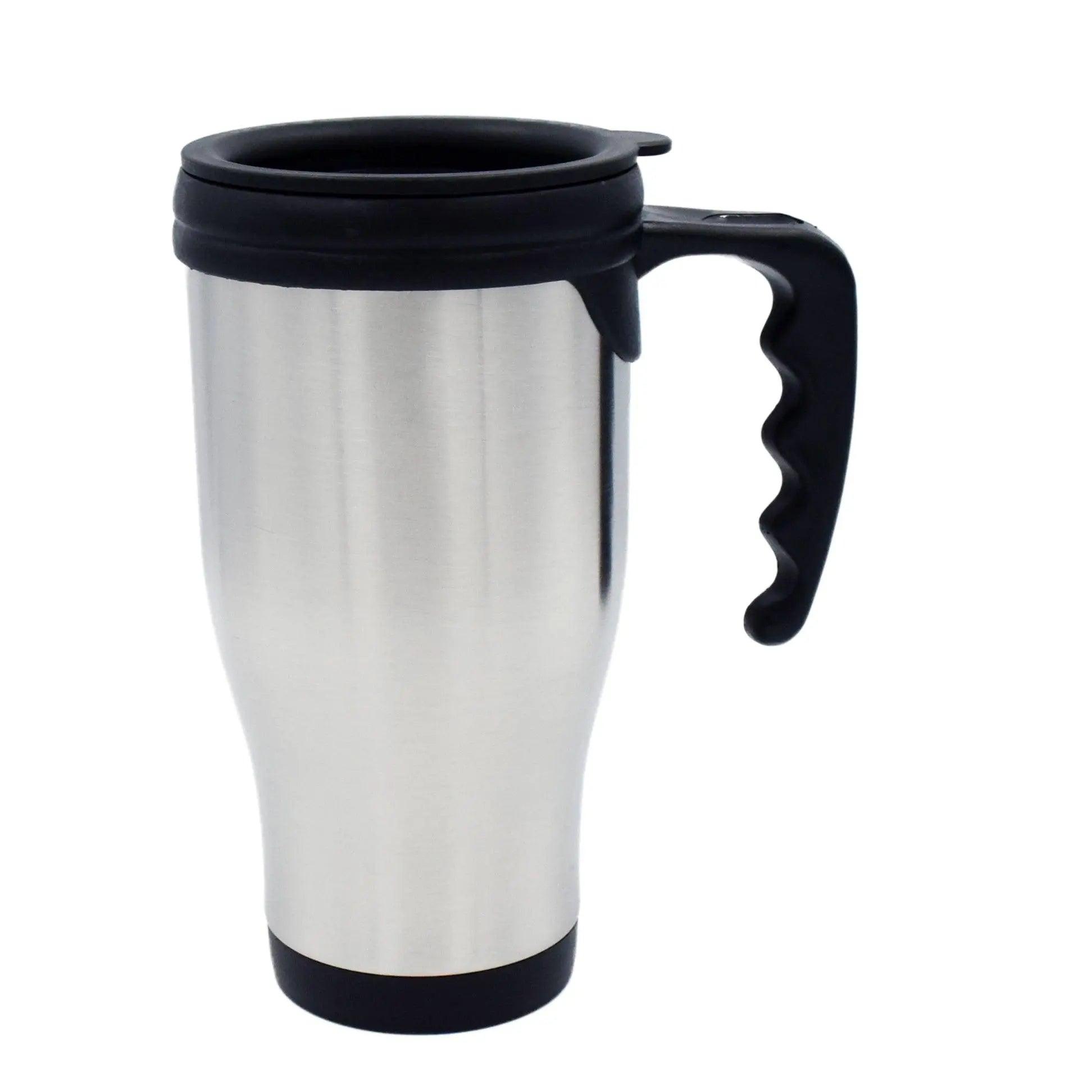 Silver Stainless Steel Tumbler Mug - osbshop.pk