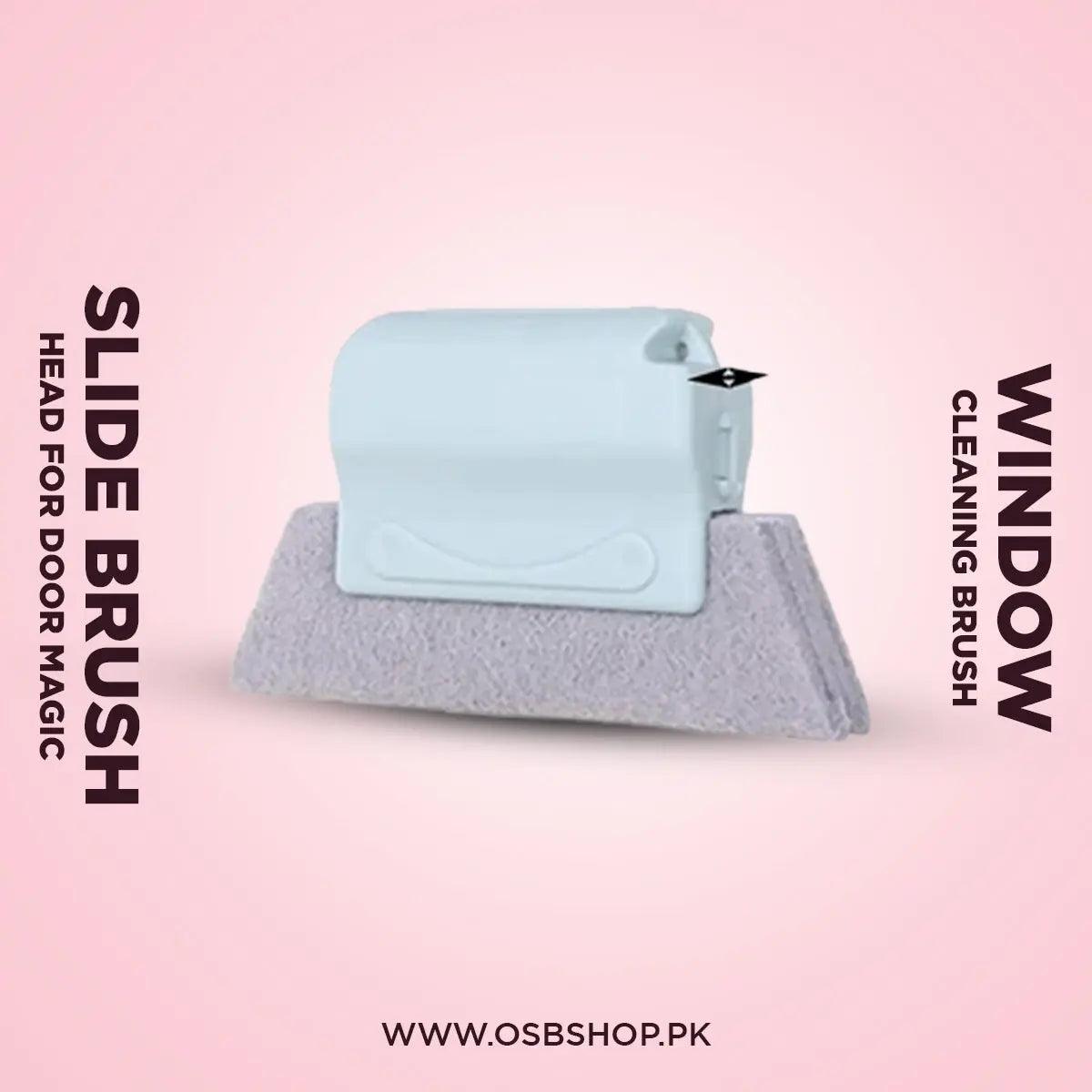 Slide Brush Head for Door Magic Window Cleaning Brush - osbshop.pk