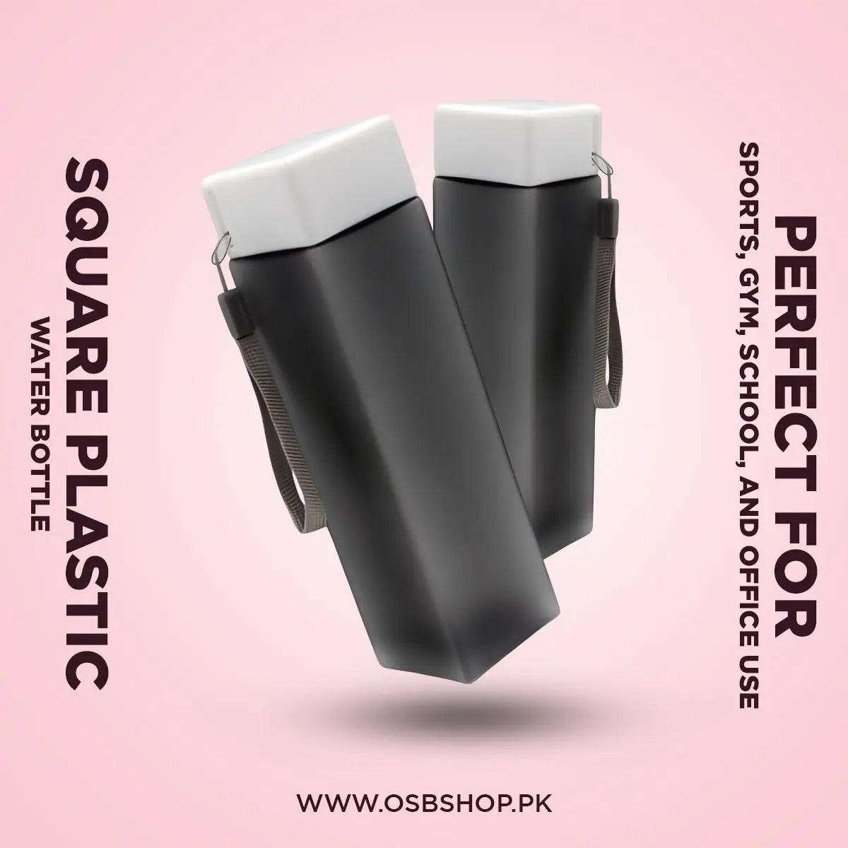 Square Plastic Water Bottle - osbshop.pk
