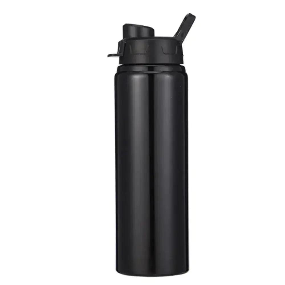 Stainless Steel Bottle Black Plastic Cap - osbshop.pk
