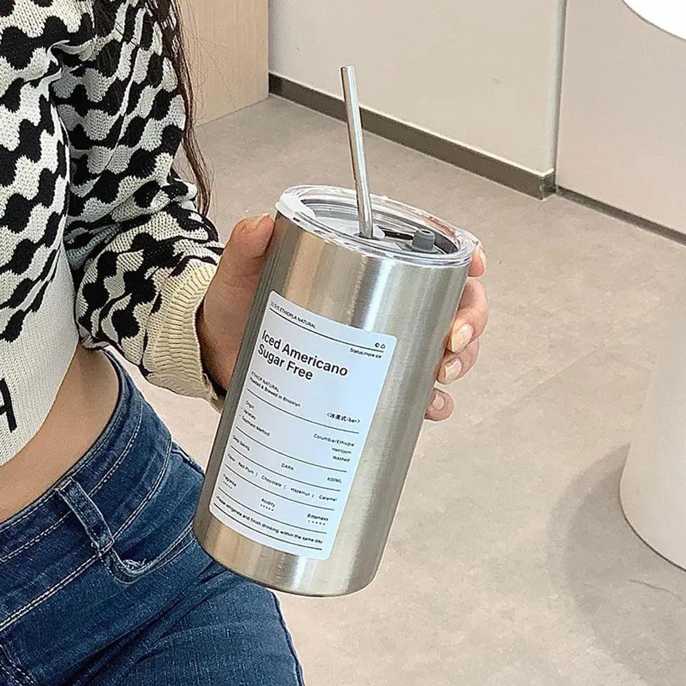 Stainless Steel Iced Americano Coffee Mug - osbshop.pk
