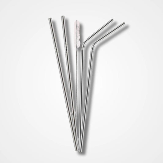 Stainless Steel Straws for Drinking with Brushes