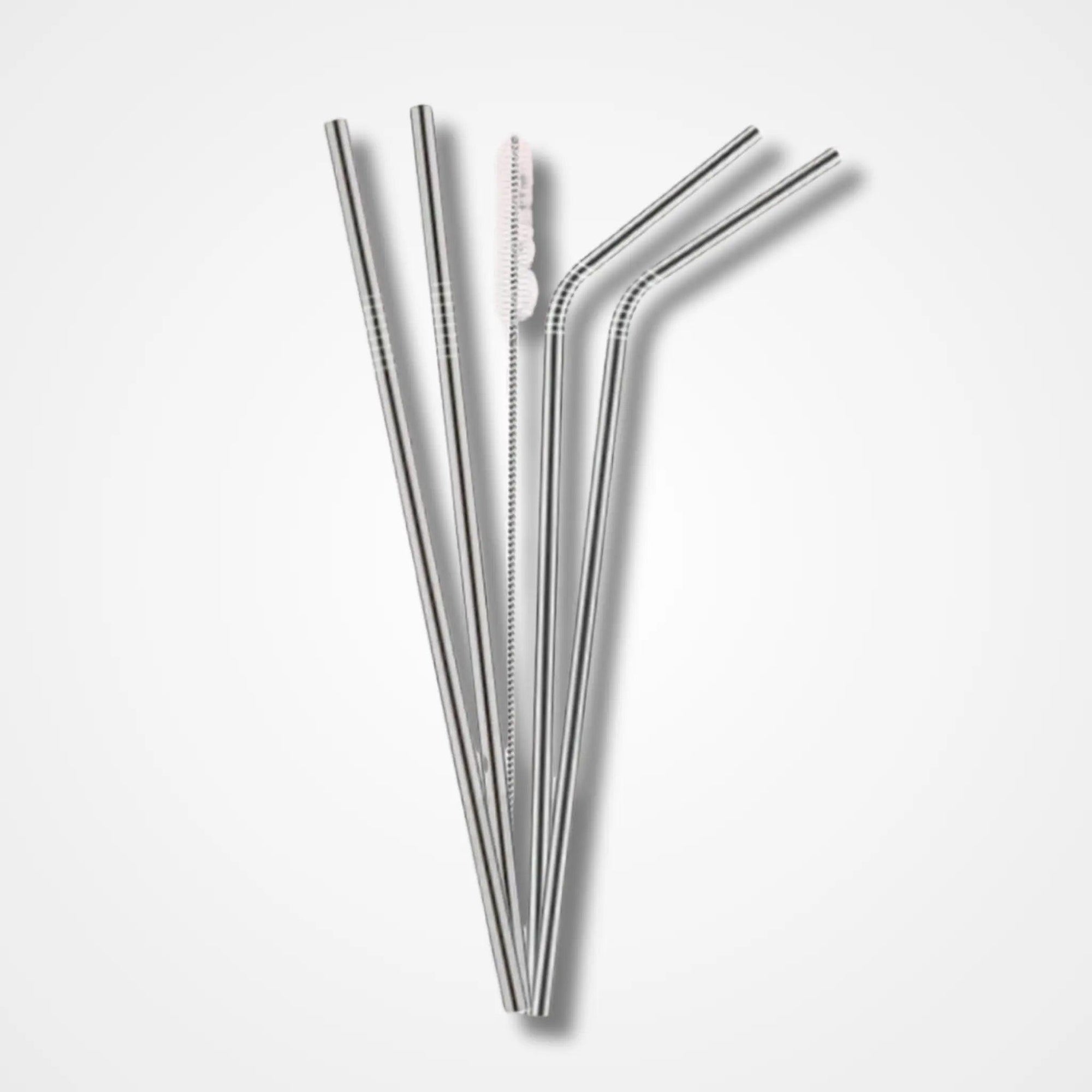 Stainless Steel Straws for Drinking with Brushes - osbshop.pk