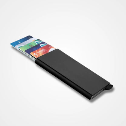 Steel Black POP-UP Card Holder