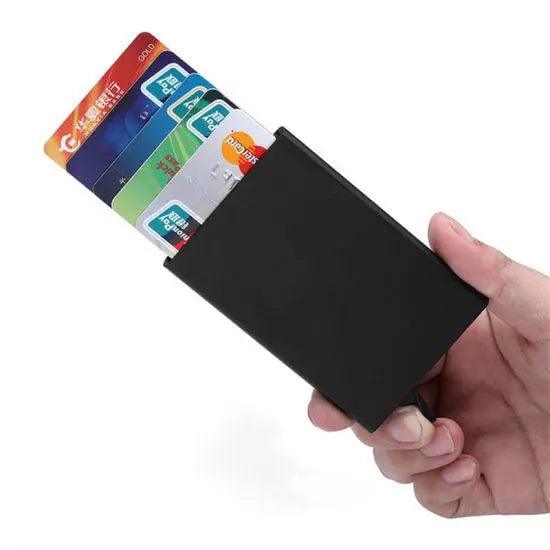 Steel Black POP-UP Card Holder - osbshop.pk